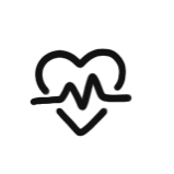 A heart with an ECG line symbolizing health and 2023 innovations in medical careers.