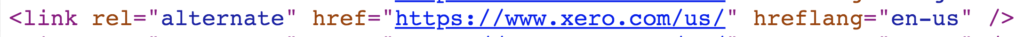 hreflang tag
