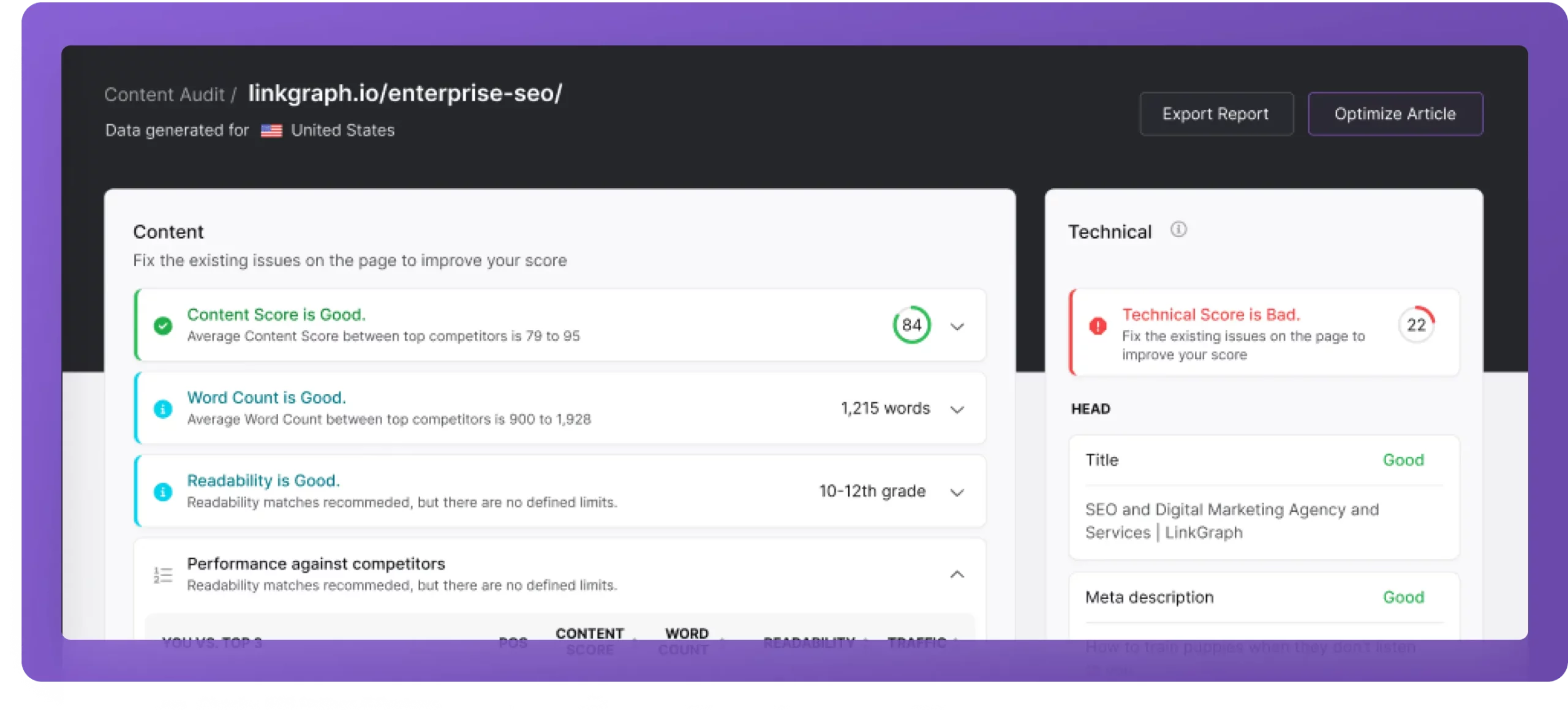 A screen shot with a purple background, suitable for SEO purposes.
