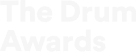 The drum awards logo displayed on a sleek black background.