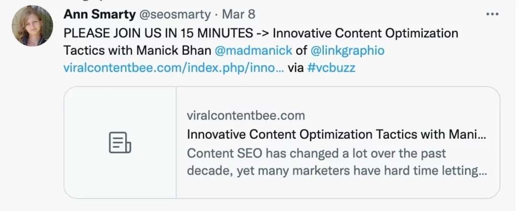 a tweet with a missing twitter:image property