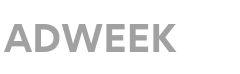 Adweek logo on a black background.