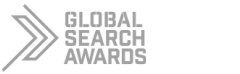 The global search awards logo on a black background.